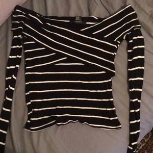 Small off the shoulder long sleeve top